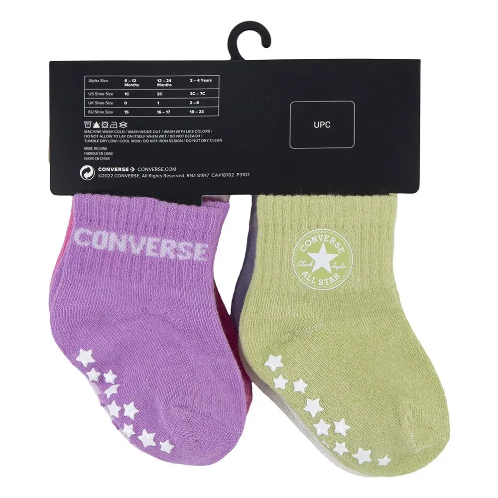 Носки Converse Kids 6 пар, мультиколор — фото 4