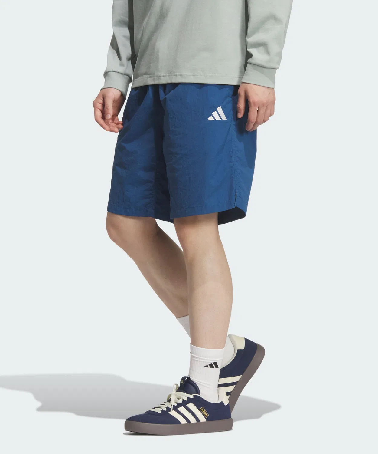 Мужские шорты свободного кроя с плетением Must Haves Loose Fit Woven 8 Inch Baggies Adidas, Blue