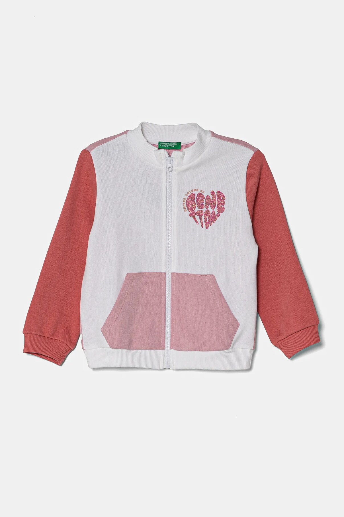 

Детская хлопковая толстовка United Colors Of Benetton, белый