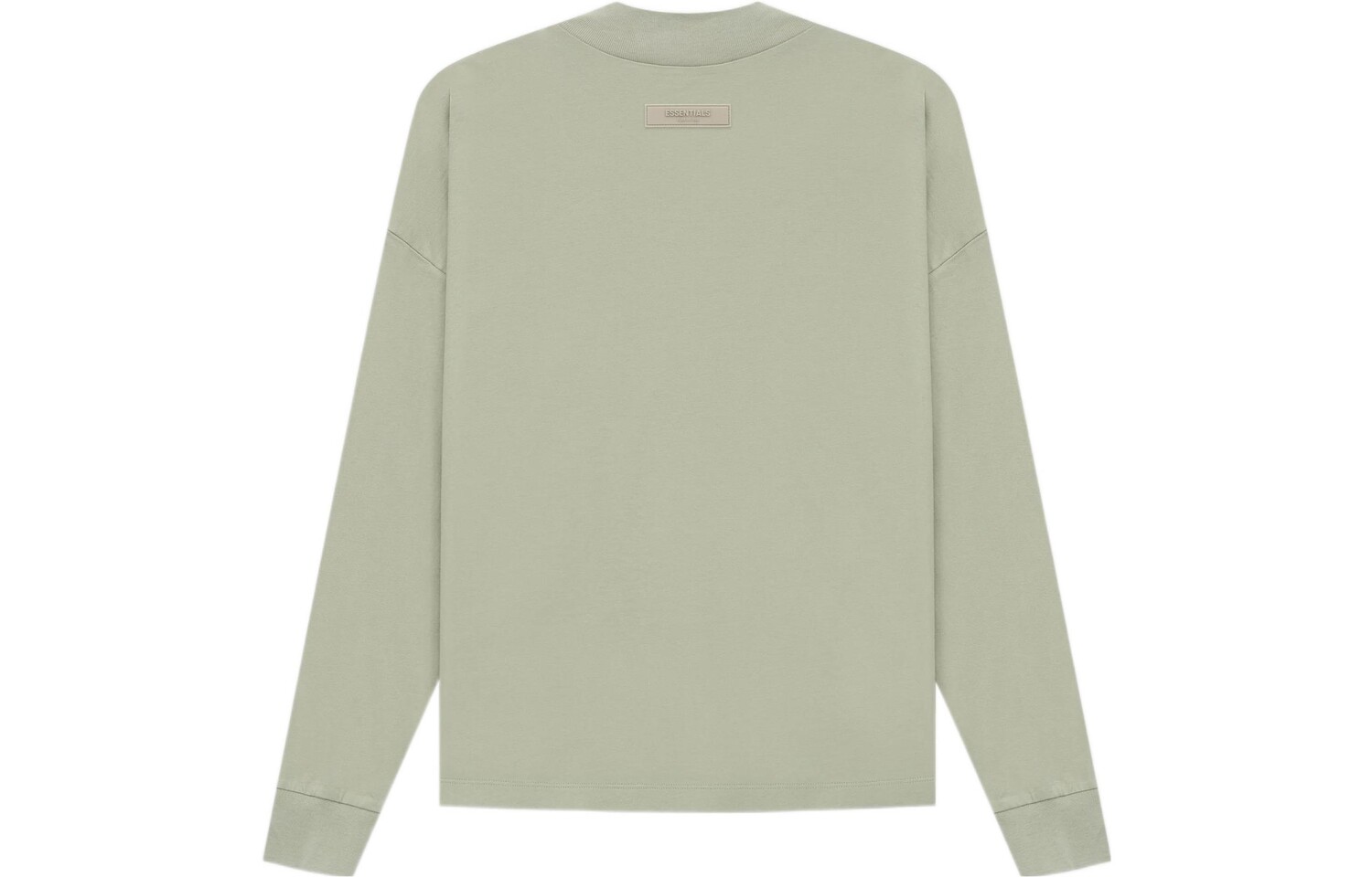 SS22 Футболка мужская пыльно-зеленая Fear Of God Essentials, зеленый — фото 2