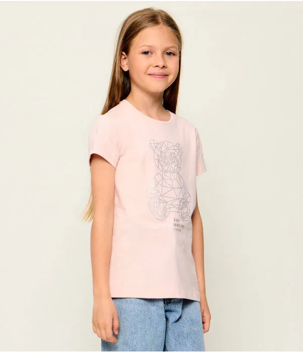 Детская футболка для девочек T-Shirt Guess Active, Rosa Cipria