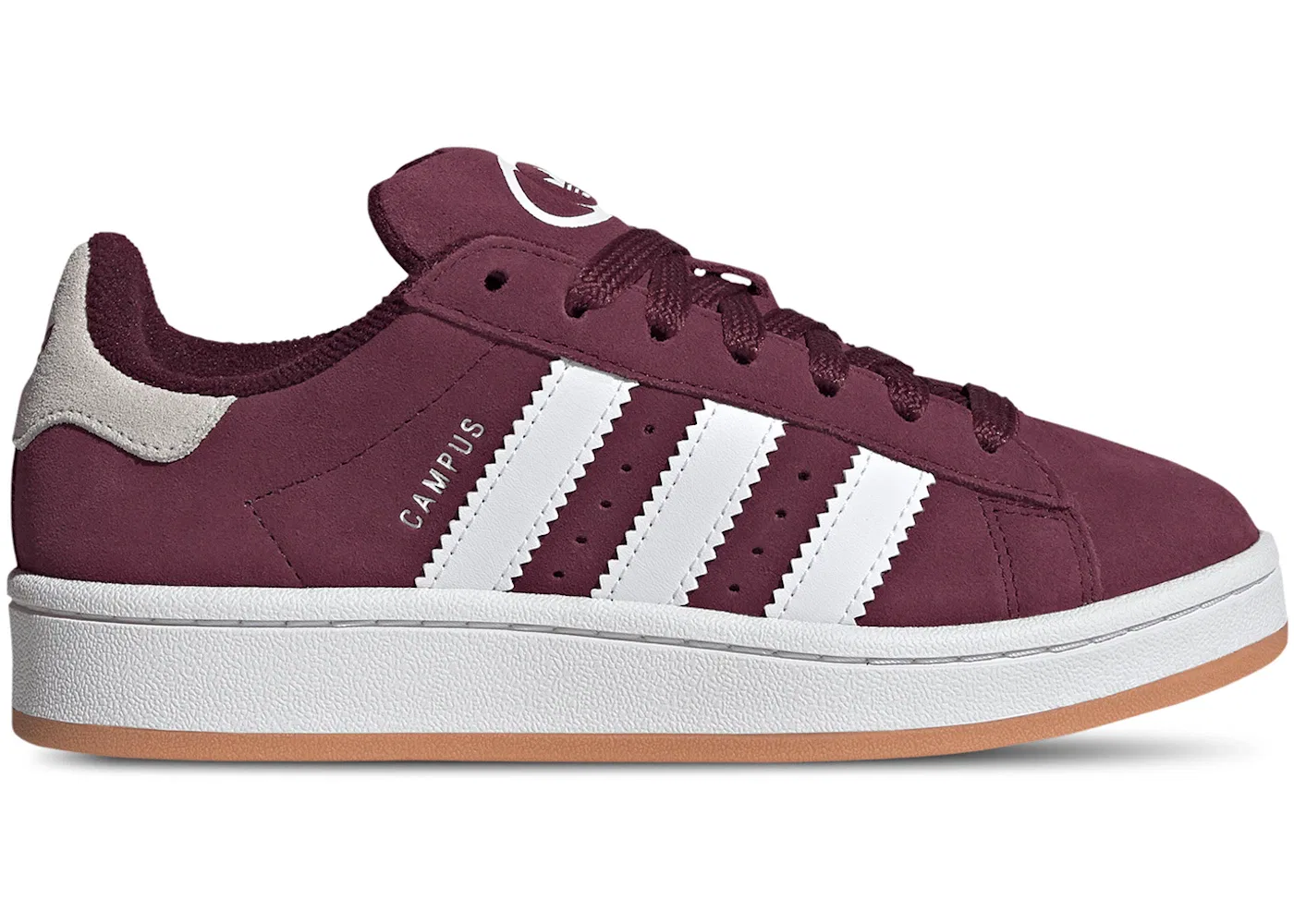 Детские кроссовки Lifestyle Adidas Campus 00s, Maroon/Cloud White/Gum