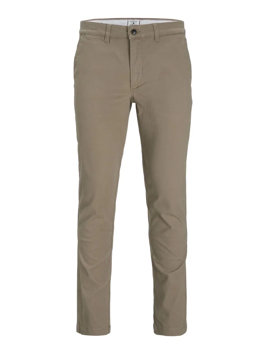 Мини-брюки Slim fit 'JPSTMarco JJDave' бежевого цвета Jack & Jones Mini — фото 3