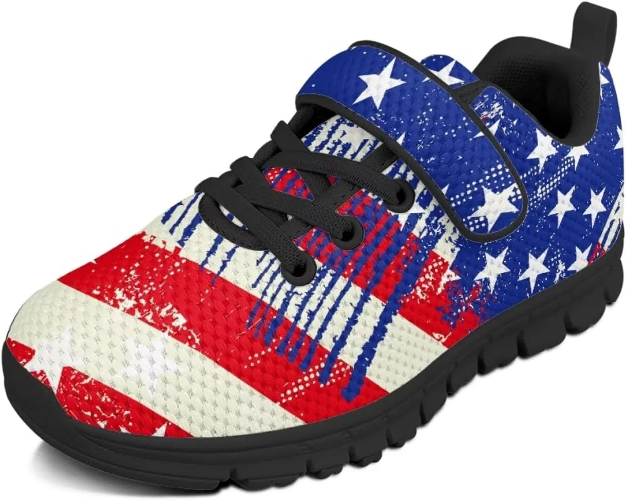 Детские кроссовки для мальчиков с принтом Goncariar, Usa Flag