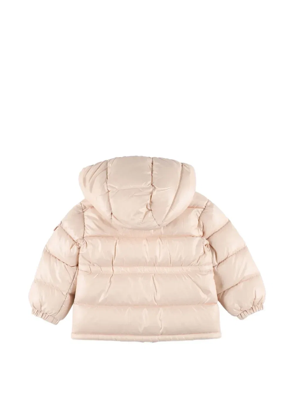Стеганое пальто Bady с капюшоном Moncler Enfant, розовый — фото 2