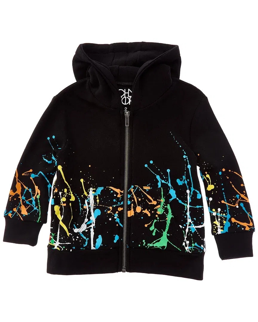 Детское худи на молнии с принтом Chaser Cozy Knit Hoodie, черный — фото 2
