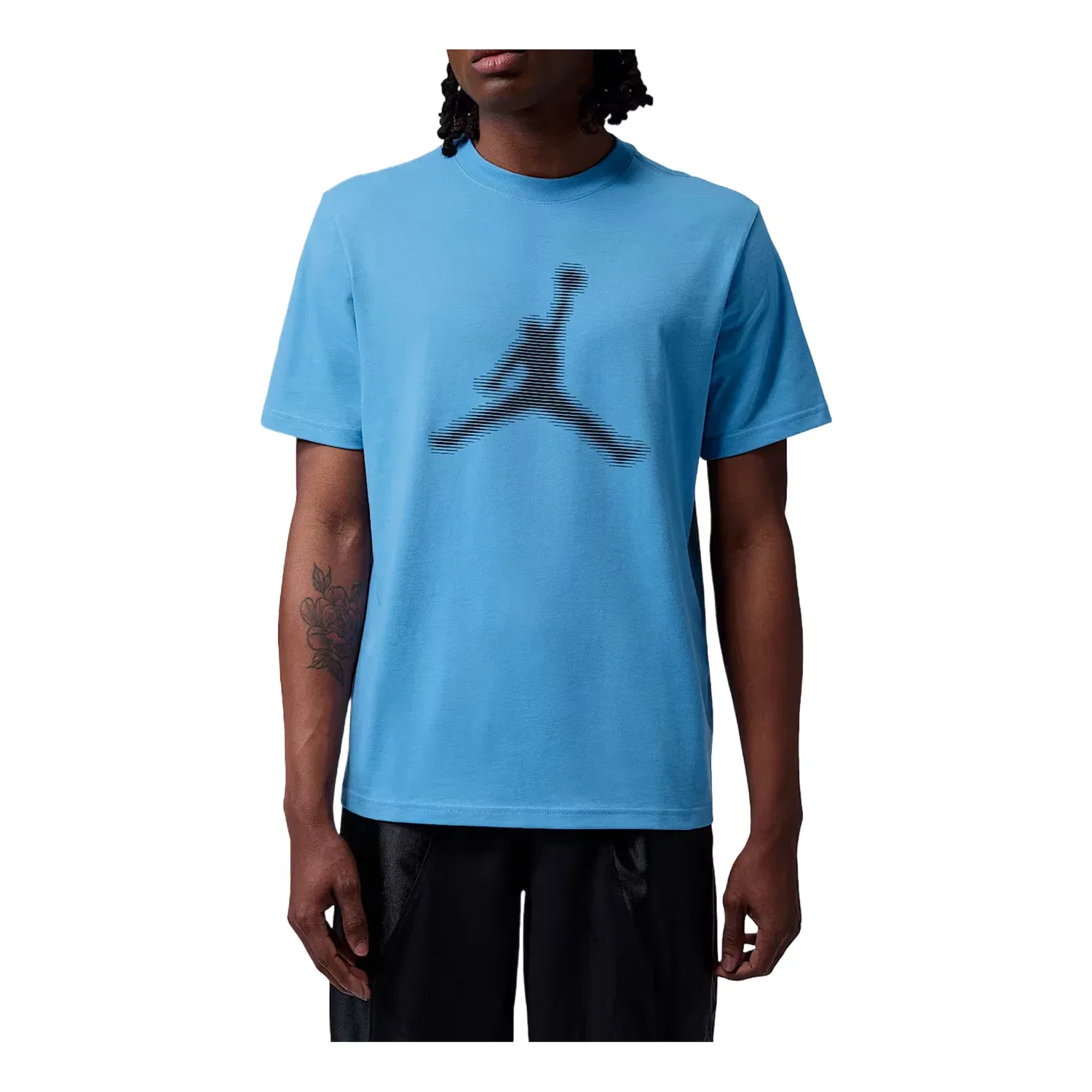 Мужская футболка с принтом Jordan Sport Dri-FIT Graphic T-Shirt Blue Beyond Black, синий