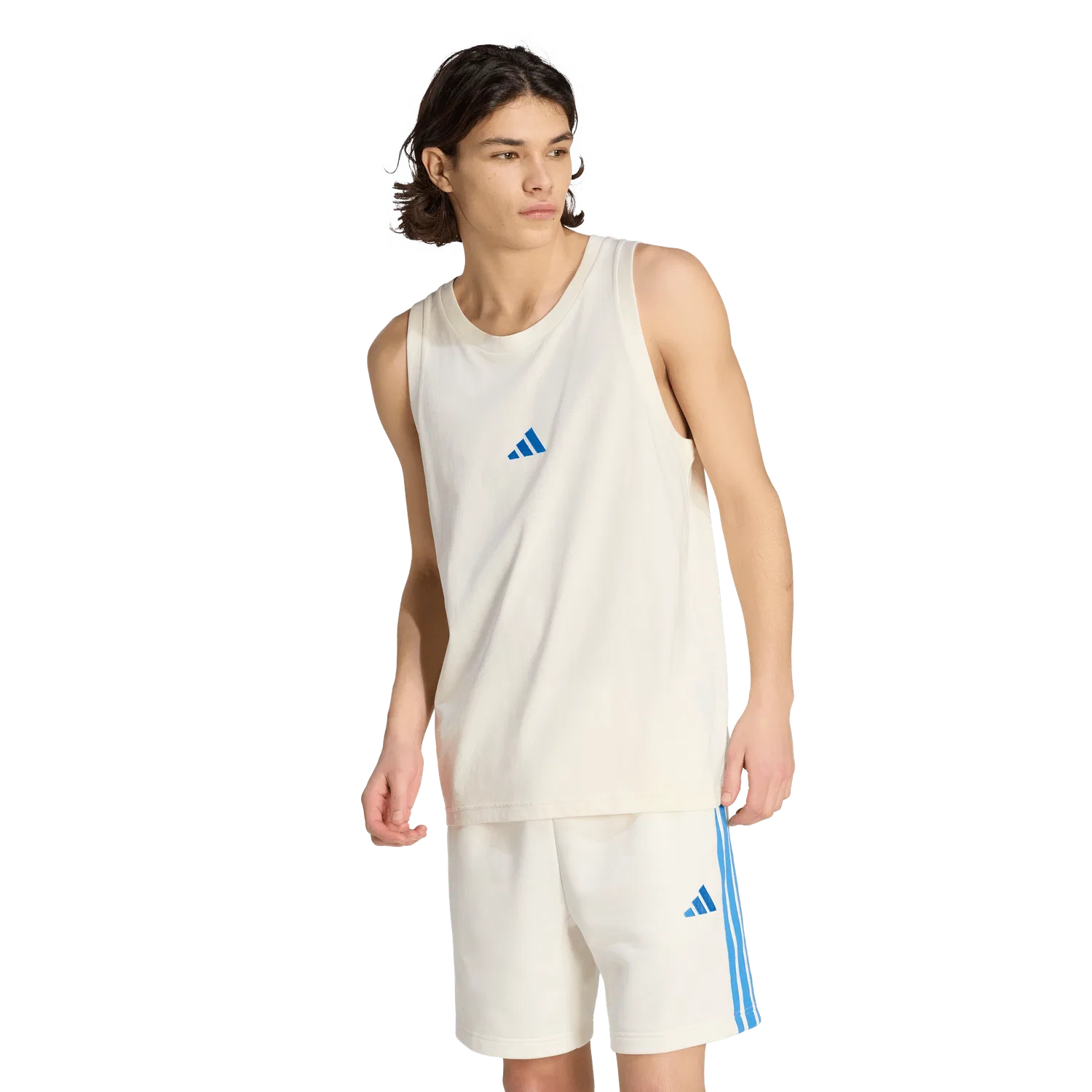 Майка Adidas, бежевый — фото 2