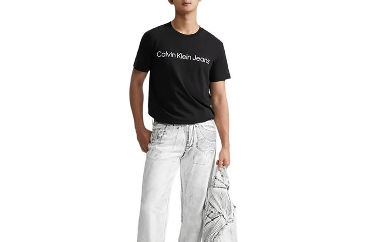 Calvin Klein Футболка Men's Space Black — фото 3