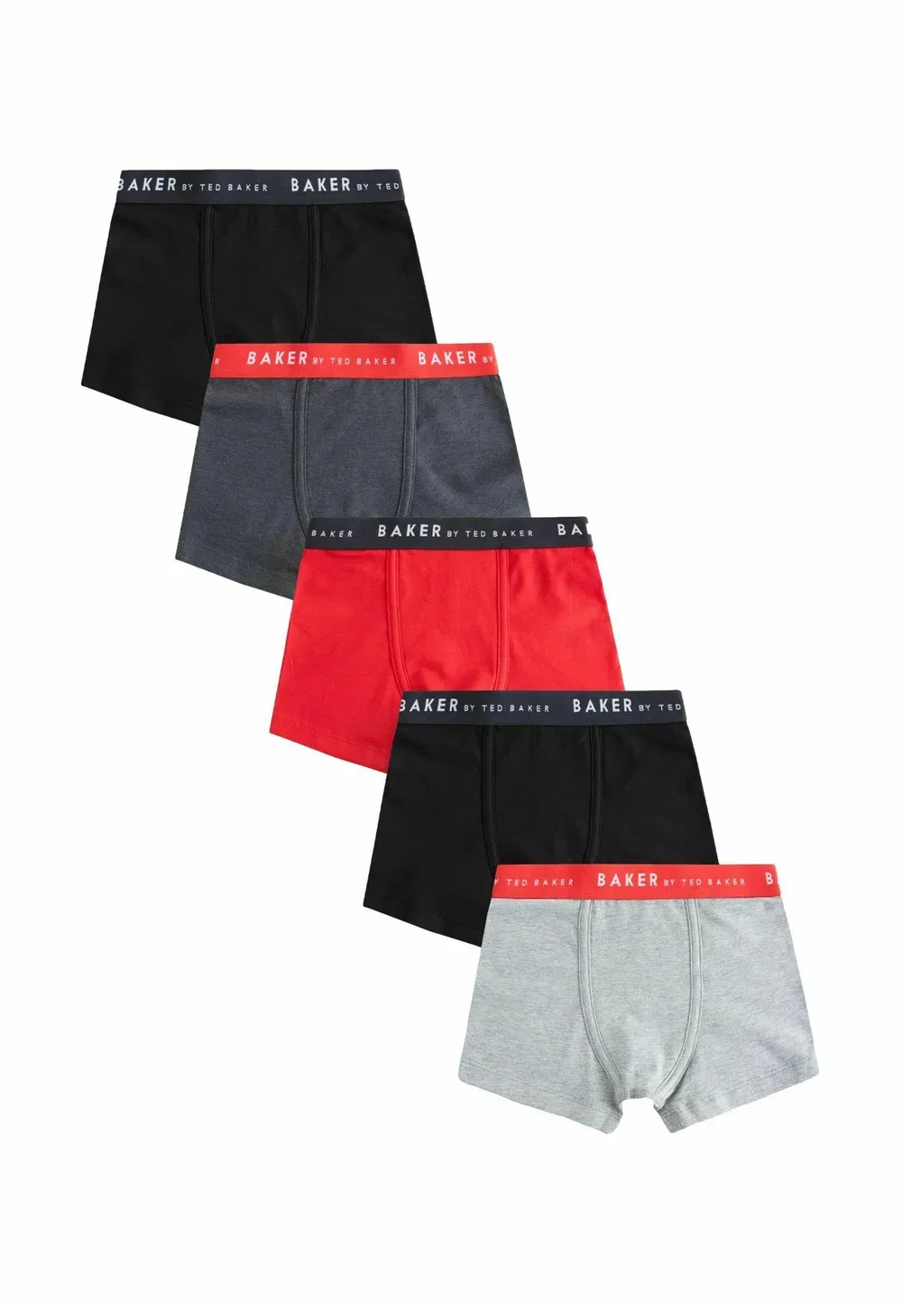 5 штанов в упаковке Baker By Ted Baker, Red Black Grey