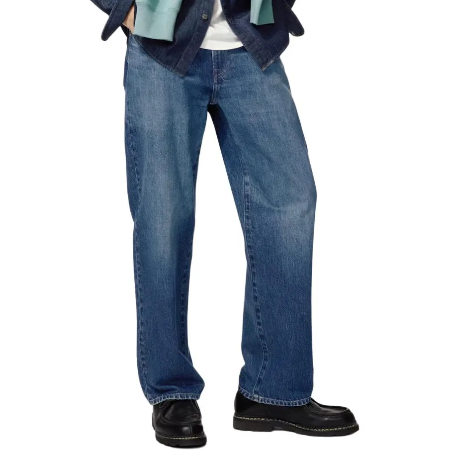 Мужские джинсы прямого кроя UNIQLO, Blue