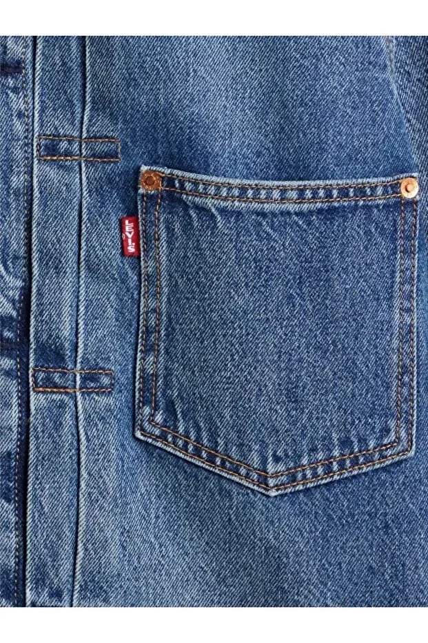 Мужская куртка с длинным рукавом Type i trucker jacket Levi'S, Med Indigo - Worn In — фото 4