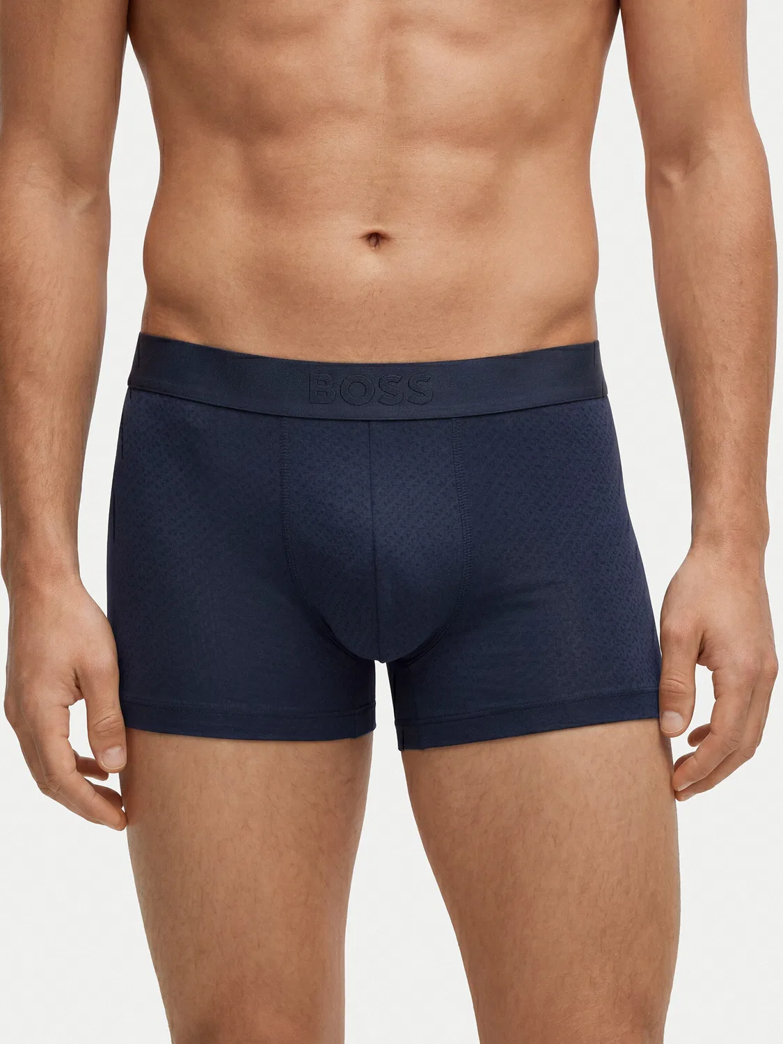 Мужской комплект боксеров One Boss, темно-синий — фото 2