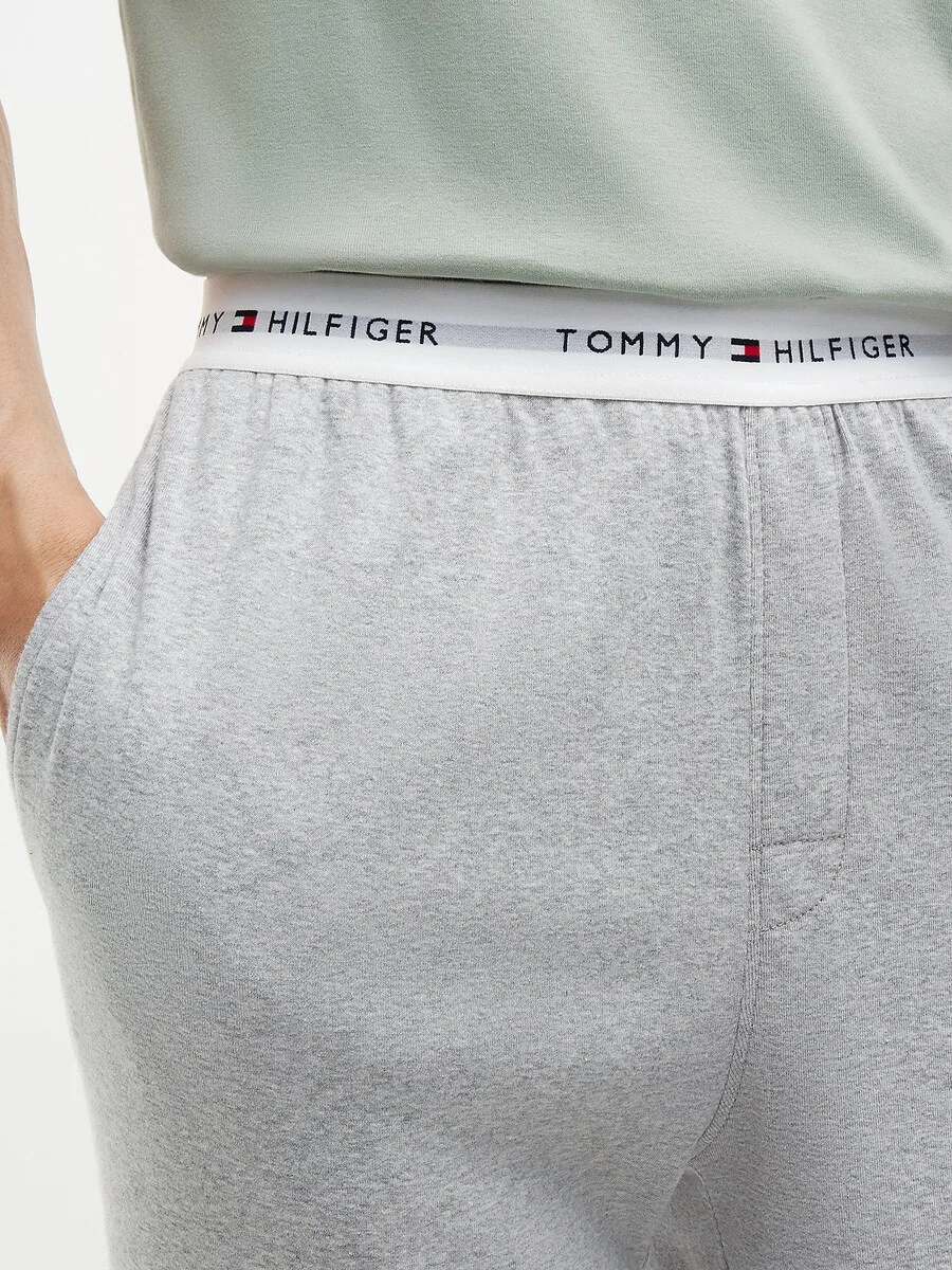 Пижамные штаны TOMMY HILFIGER серого цвета — фото 3