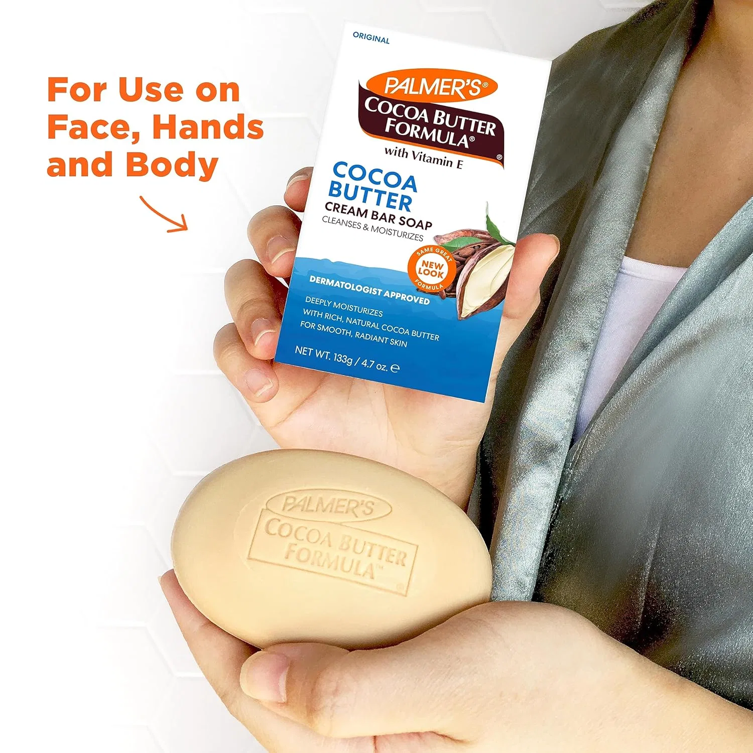 Мыло Cocoa Butter Formula, Palmer's, 3 шт., 100 г, Chocolate — фото 2