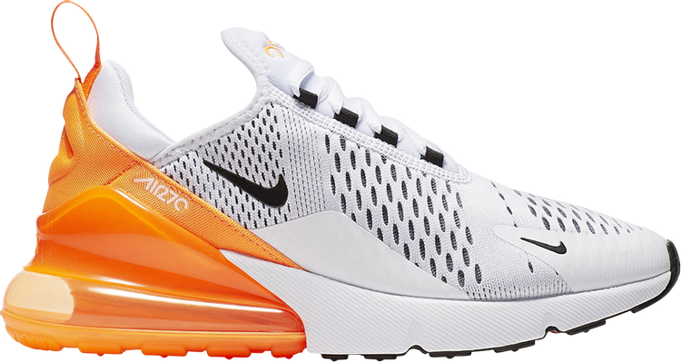 Кроссовки Nike Wmns Air Max 270 'White Orange', оранжевый - фото