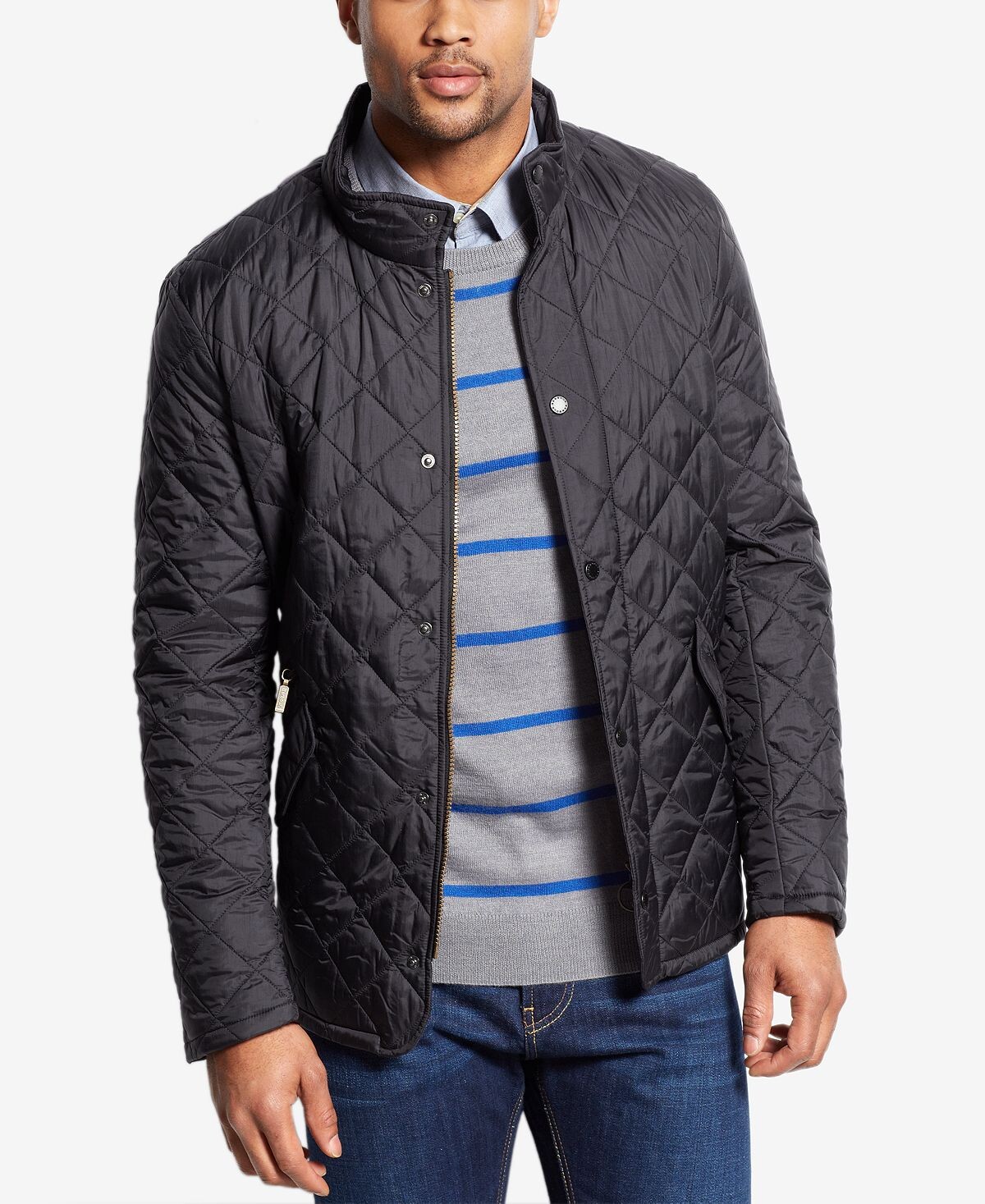 

Мужская куртка челси наилегчайшего веса Barbour, черный