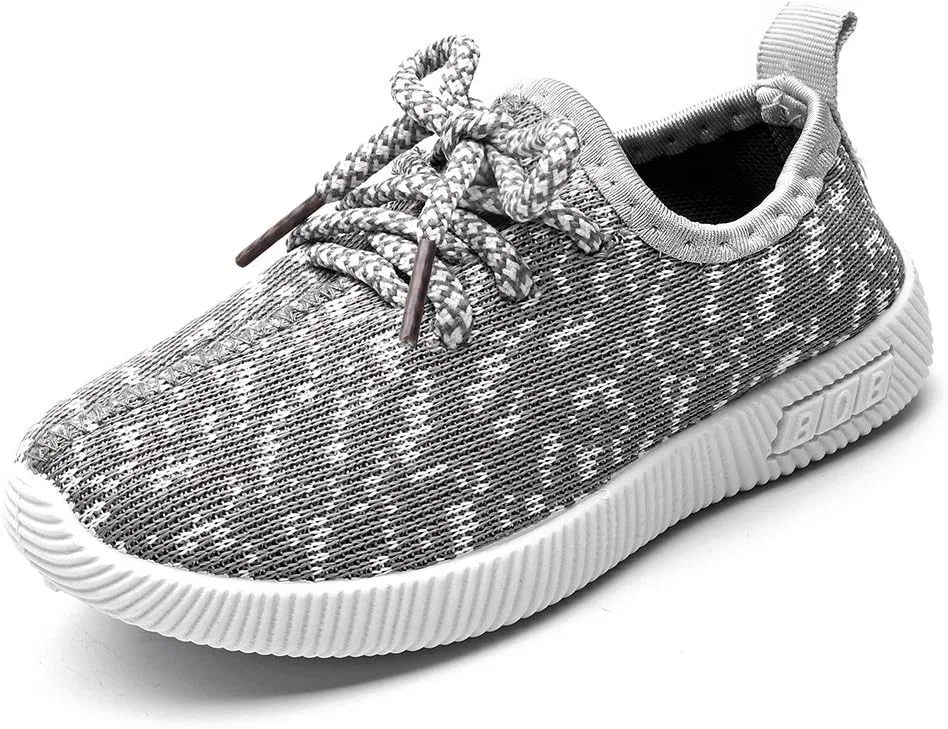 Детские кроссовки для девочек на шнуровке Gungun, Light Grey