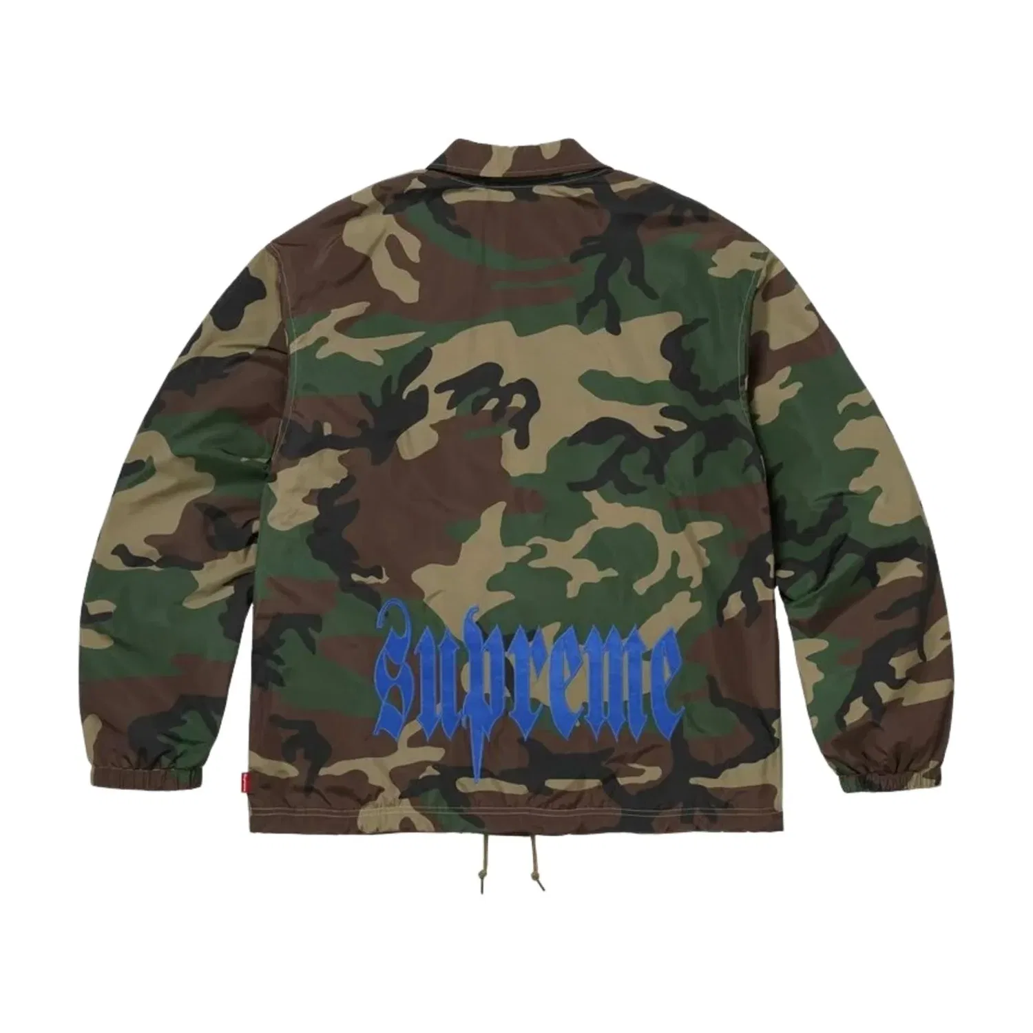 Мужская куртка FW26 Coaches Jacket 'Woodland Camo' Supreme, Woodland Camo — фото 3