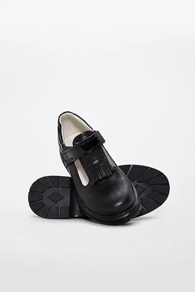 Детские туфли для девочек без каблука Ayakkabıhane, Black Rugan