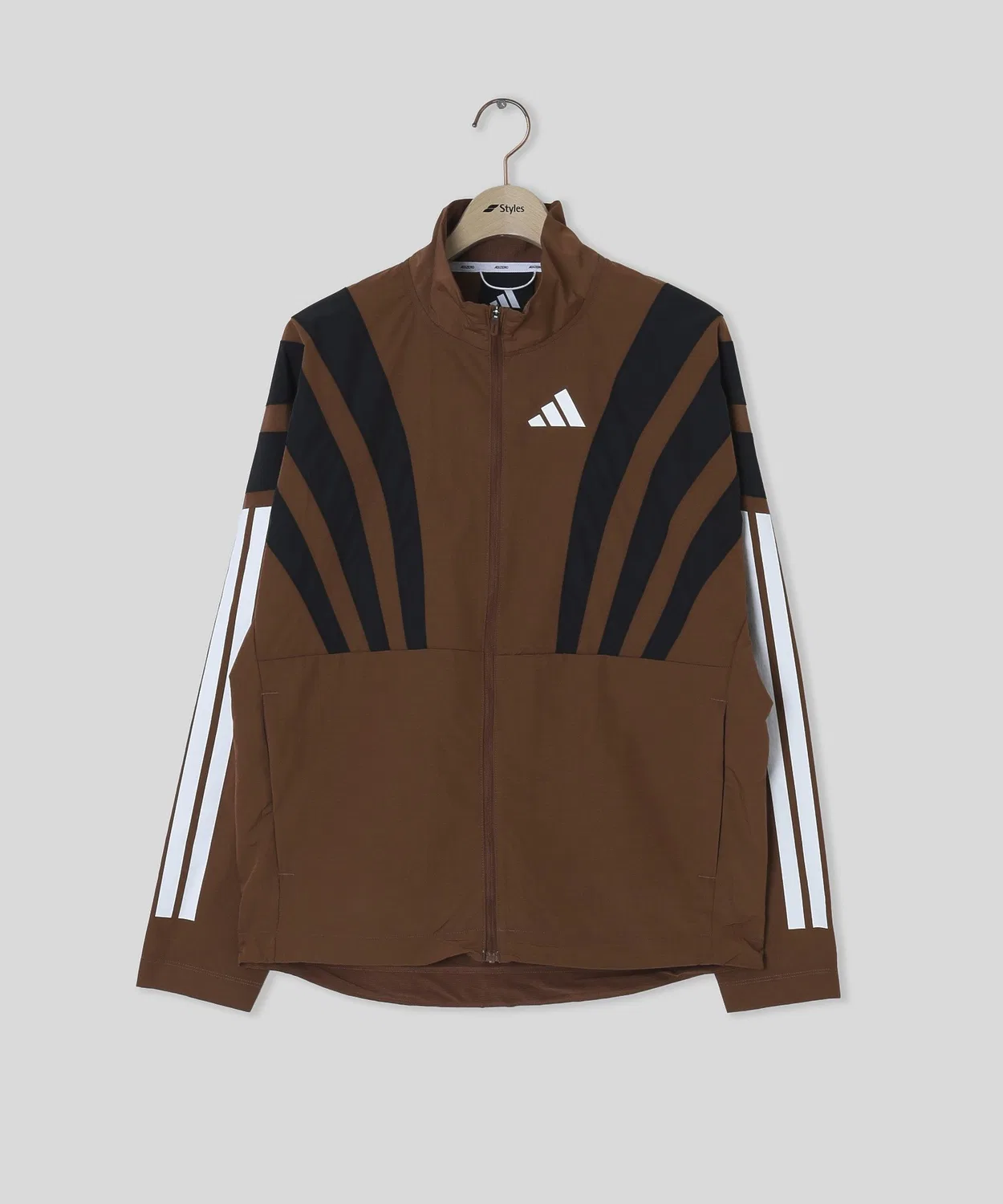 Adidas Originals Мужская куртка с принтом ripstop Adidas PW Adizero, Brown