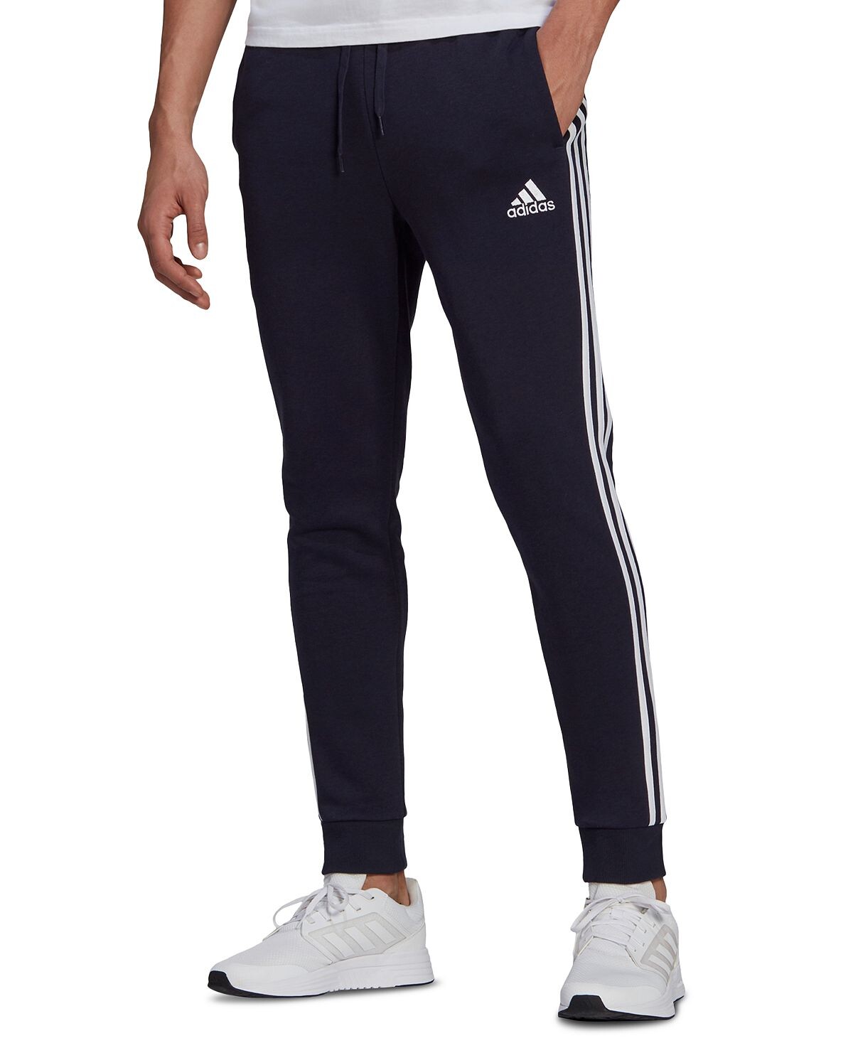 

Мужские джоггеры Adidas Fleece, черный