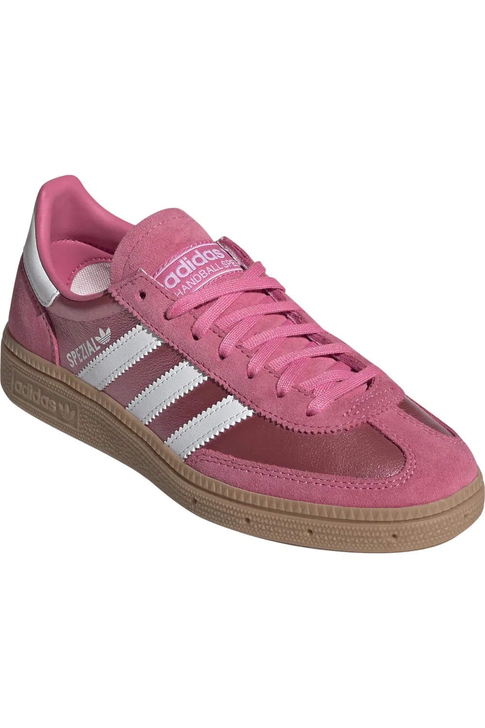 Детские кроссовки для гандбола Handball Spezial adidas, Pink Fusion/White/Gum