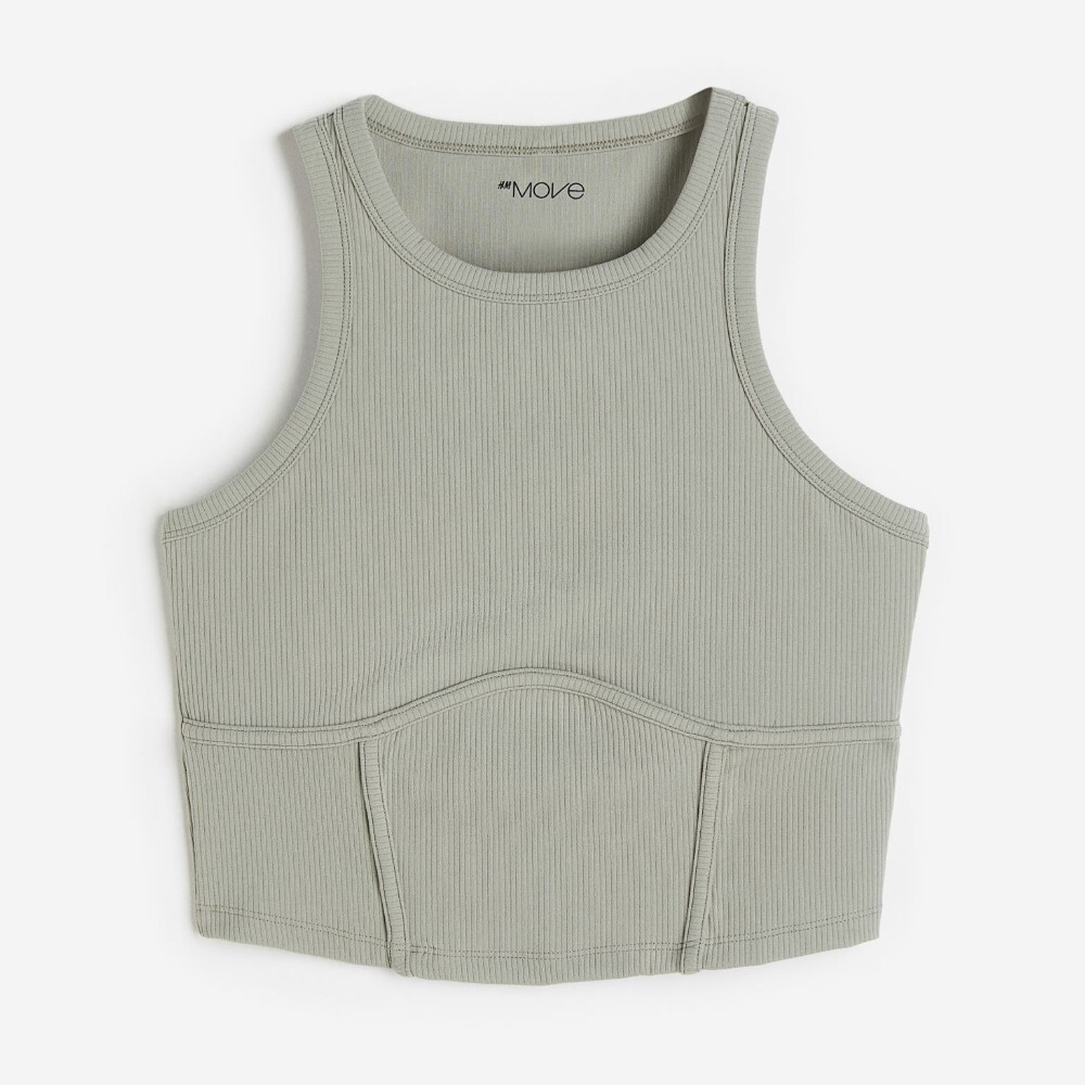 

Топ H&M DryMove Sports, светло-зеленый