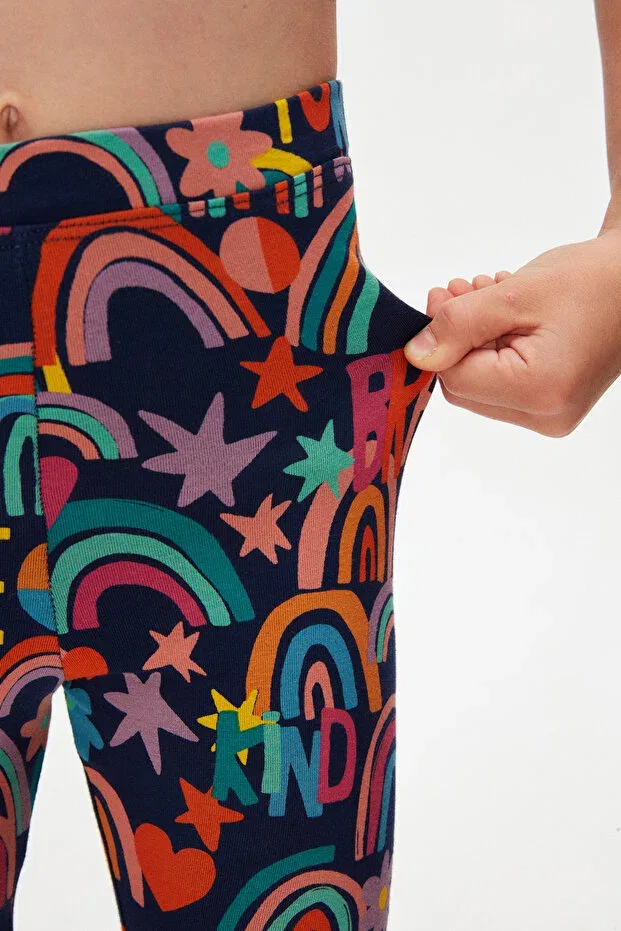 Детские шорты для девочек с принтом Brave & happy girl Lovetti, Patterned — фото 2