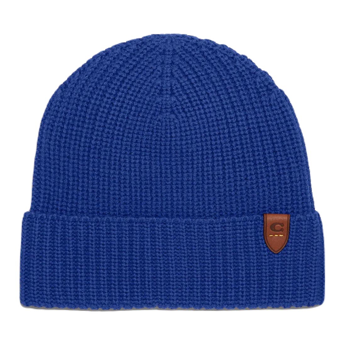 

Шапка Coach Outlet Rib Knit Merino Wool, синий