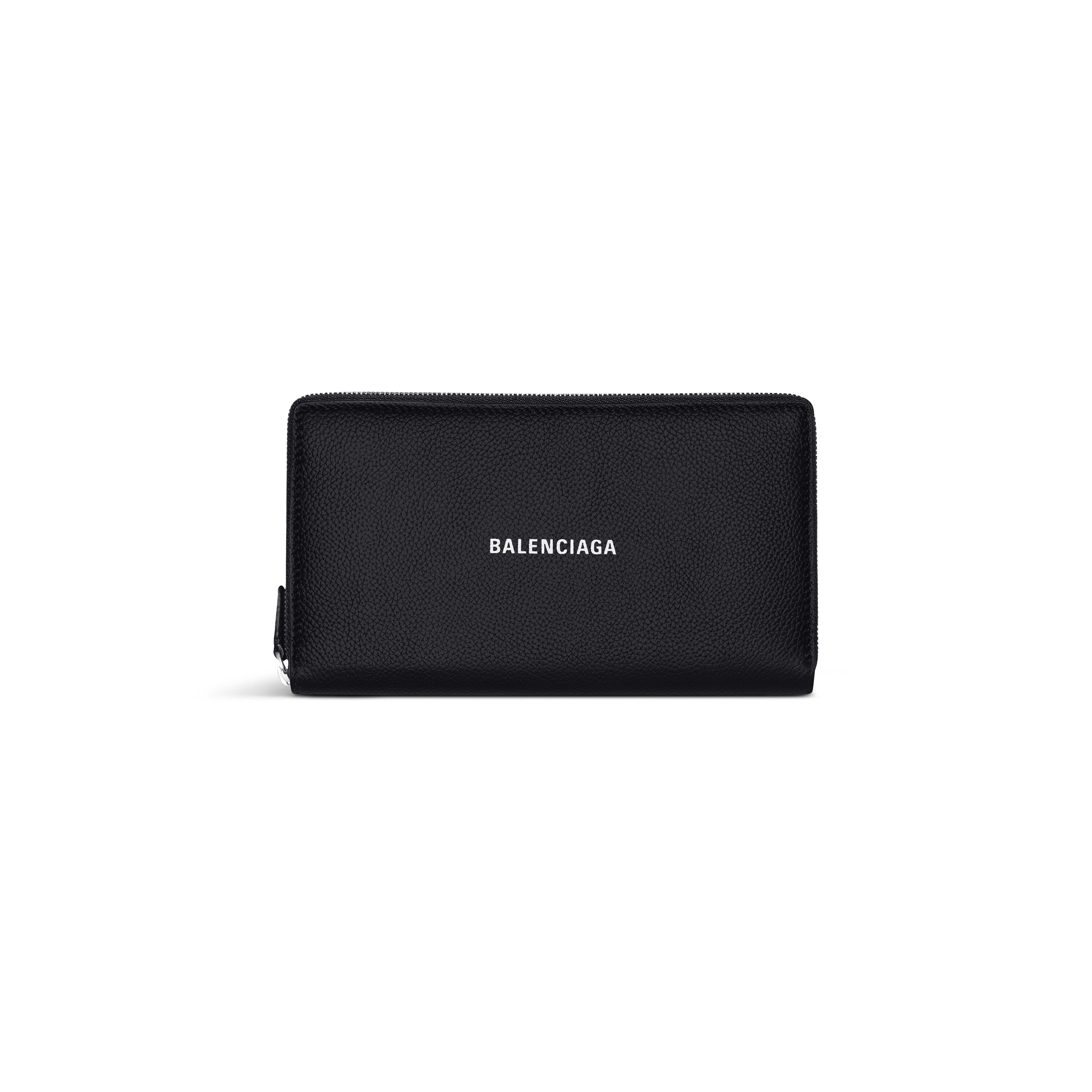 

Кошелек Cash Continental BALENCIAGA, черный/белый