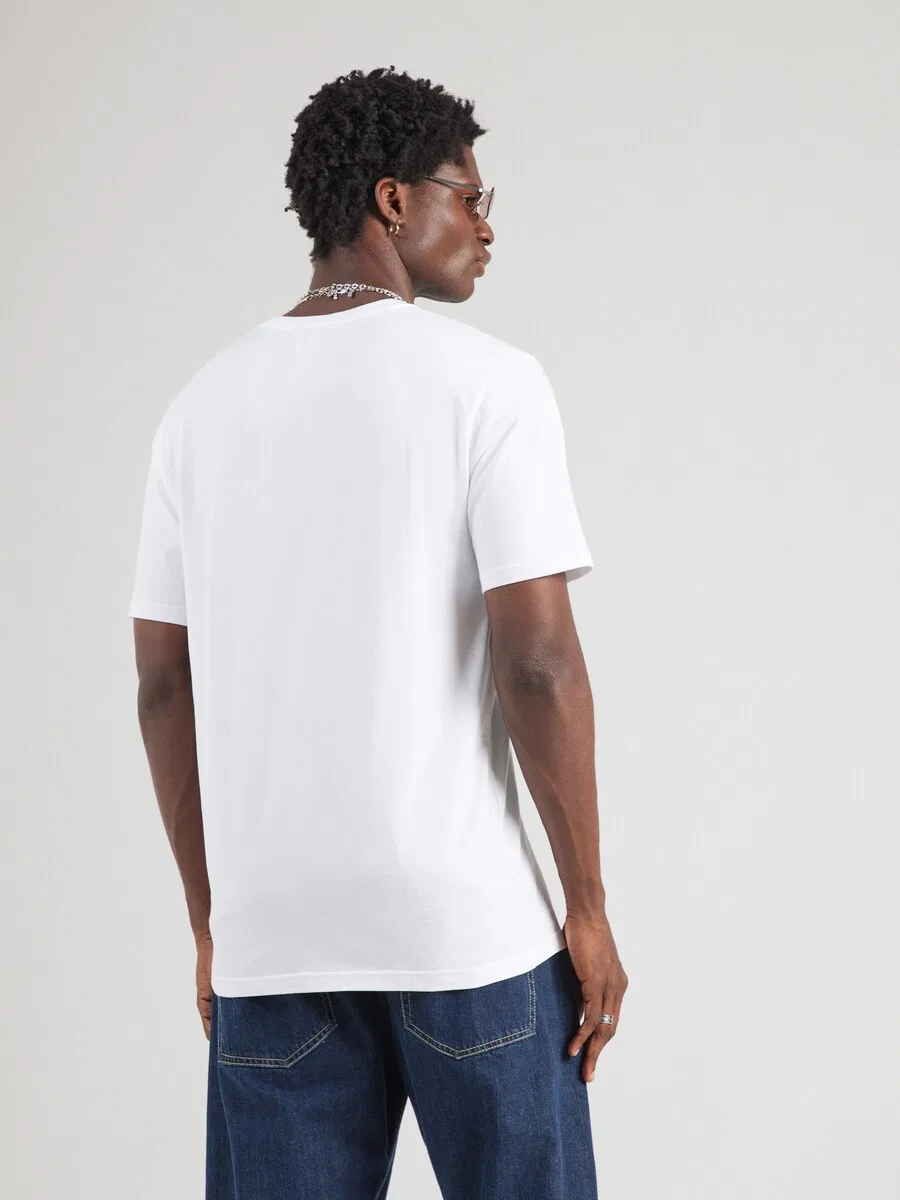 Футболка ADIDAS ORIGINALS 'Trefoil Essentials' белого цвета — фото 3