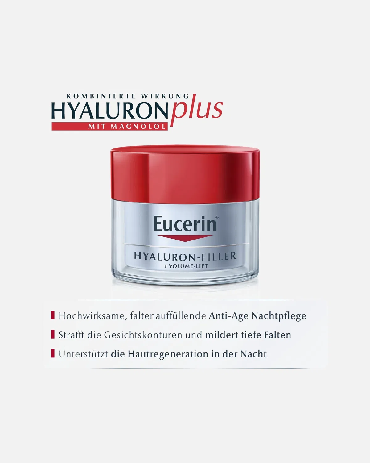 Омолаживающий уход с гиалуроновым филлером + ночной лифтинг-уход Eucerin, 50 Ml — фото 2