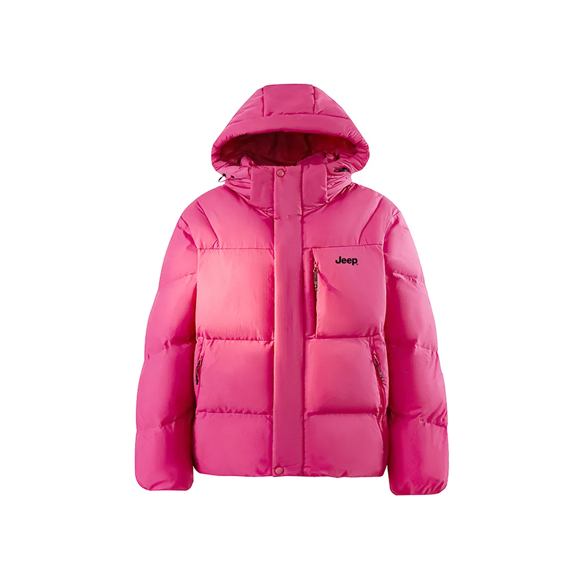 Детский пуховик с капюшоном утепленный прямого кроя Jeep, Floyd Pink