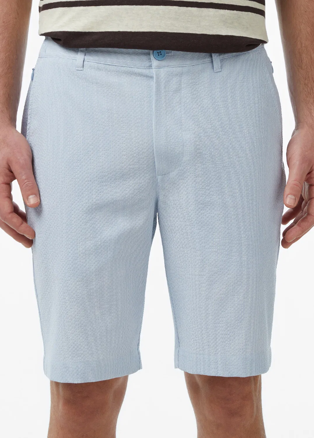 Бермуды Lacoste tapered fit, Mavi-HBA — фото 4