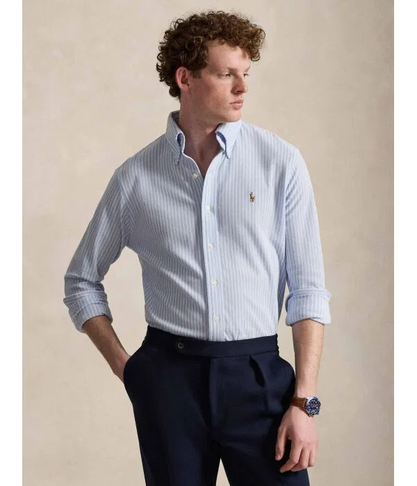 Мужская рубашка с длинным рукавом Polo Ralph Lauren, Azzurro