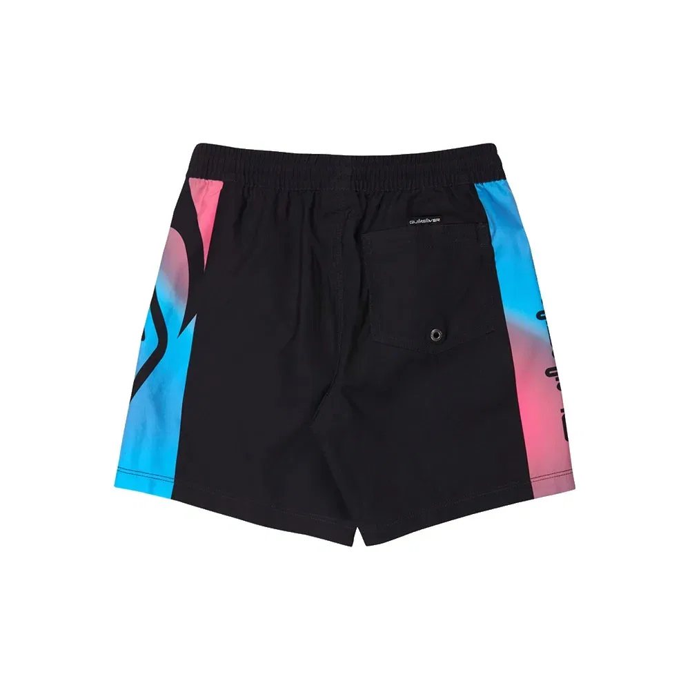 Детские плавки для мальчиков с водоотталкивающей пропиткой Everyday Holmes Volley Quiksilver, Black — фото 4