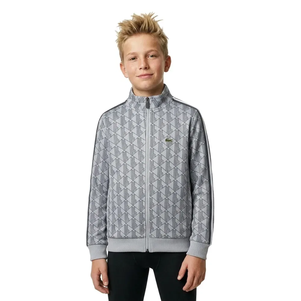Куртка Lacoste Kids, серый — фото 3