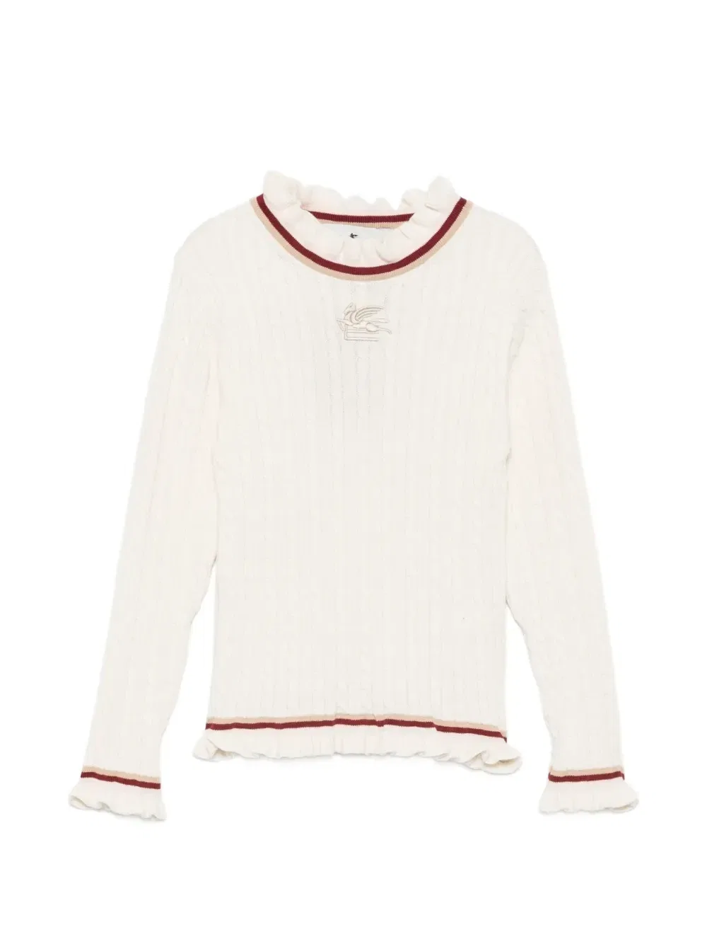 Свитер с косами Pegasus ETRO KIDS, бежевый