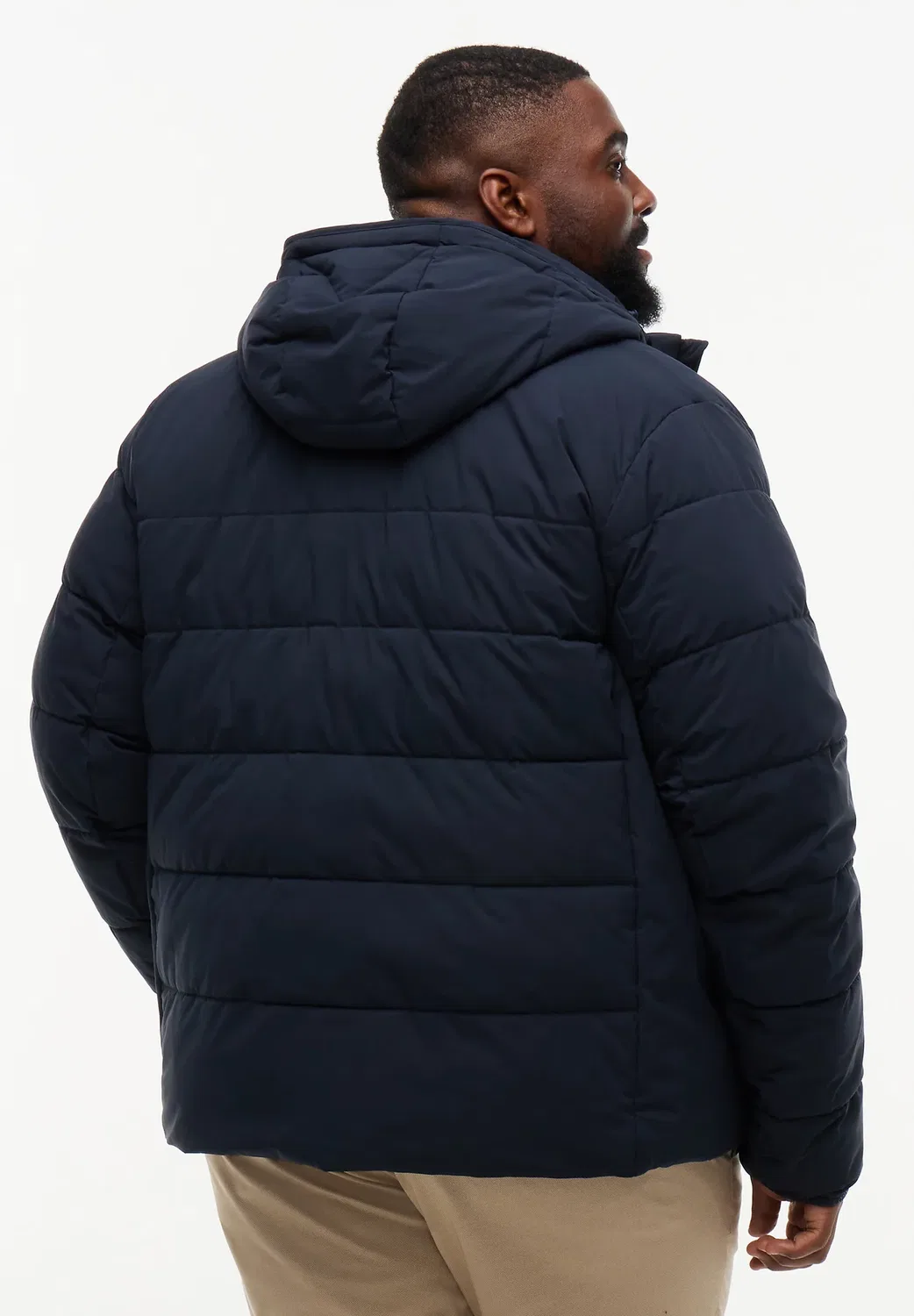 Фирменная пуховая куртка Bt-Detach с капюшоном - зимняя куртка Tommy Hilfiger, Navy Blue — фото 3
