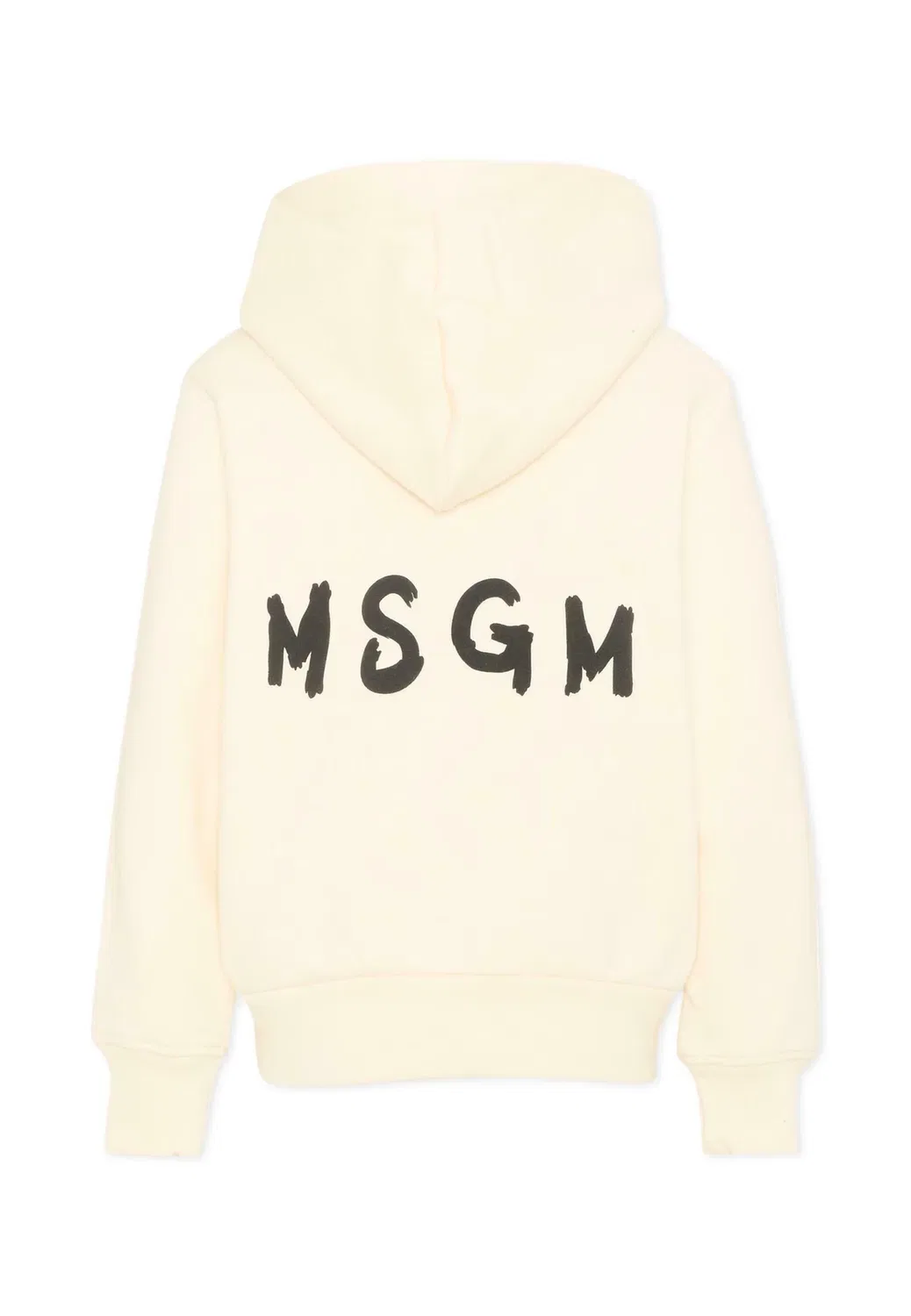 Толстовка унисекс Felpa на молнии Msgm, Ivory — фото 2