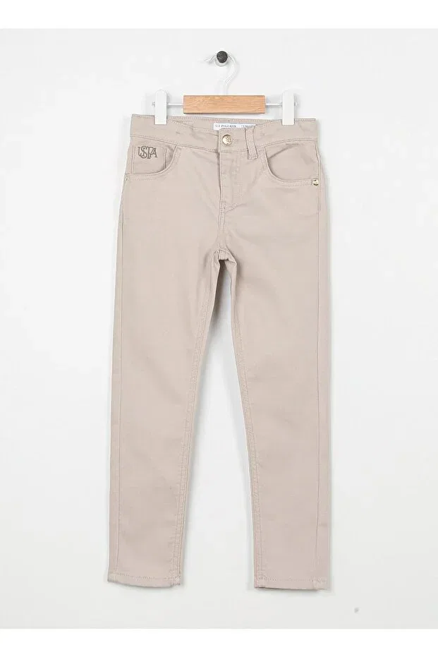 Детские брюки для девочек прямого кроя U.S. Polo Assn., Pink