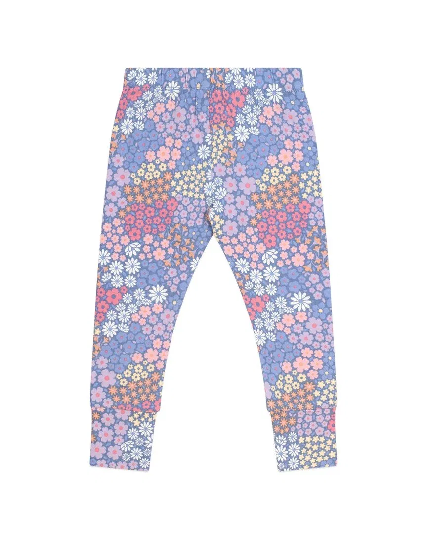 Детские леггинсы с принтом Floral Bloom Huxbaby, мультиколор