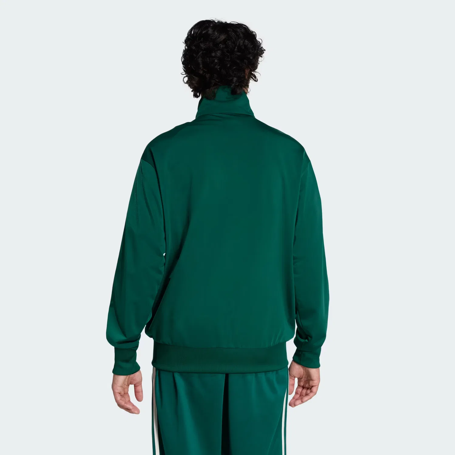Мужская спортивная куртка свободного кроя Firebird Track Jacket Adidas Originals, темно-зеленый — фото 3