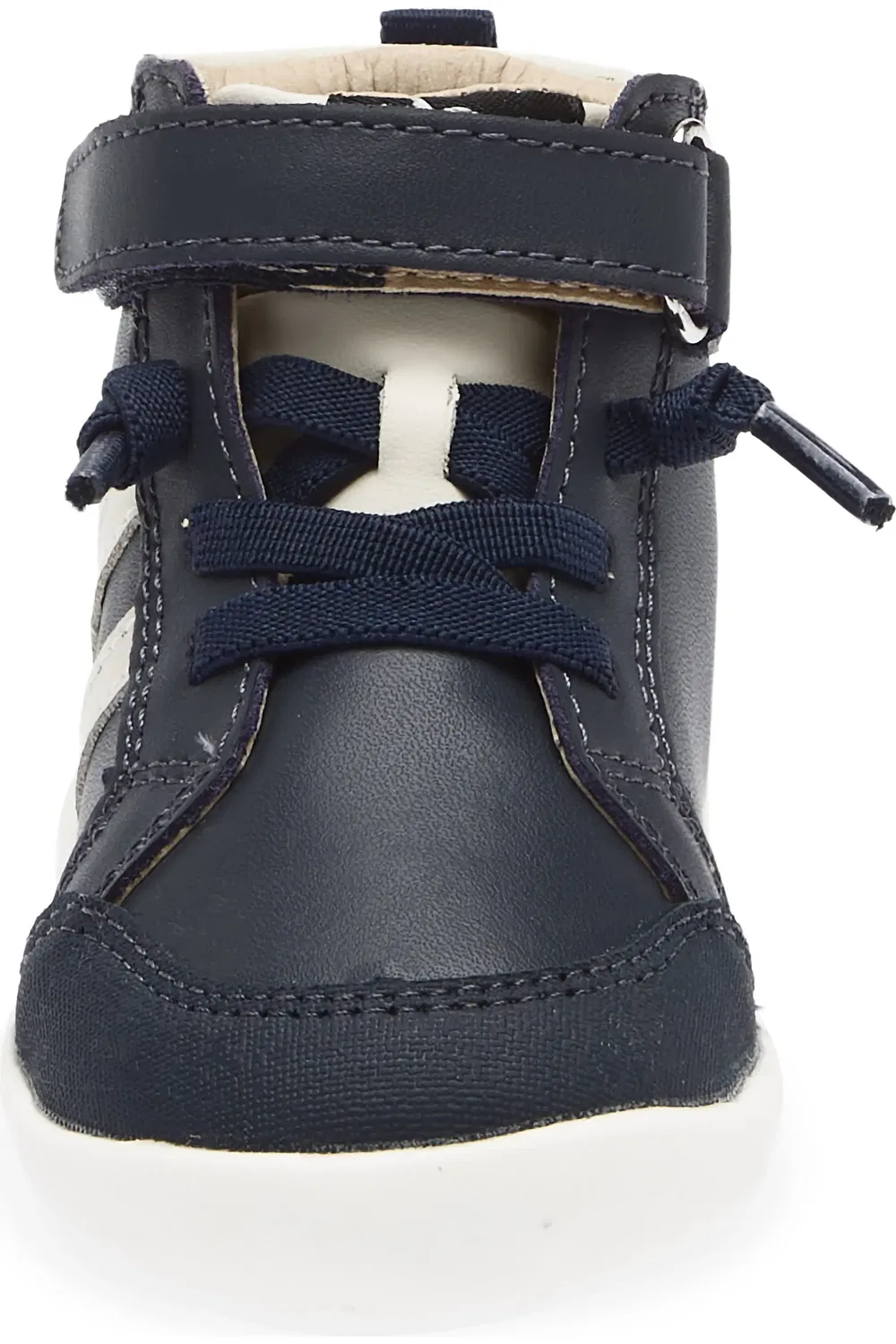 Детские кроссовки на высокой подошве Boss OLD SOLES, Navy/Tan/Sporco — фото 4