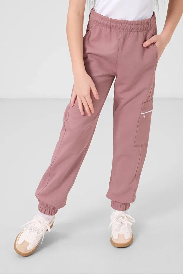 Детский спортивный комплект для девочек с принтом Tommy Life, White/Rosy — фото 3