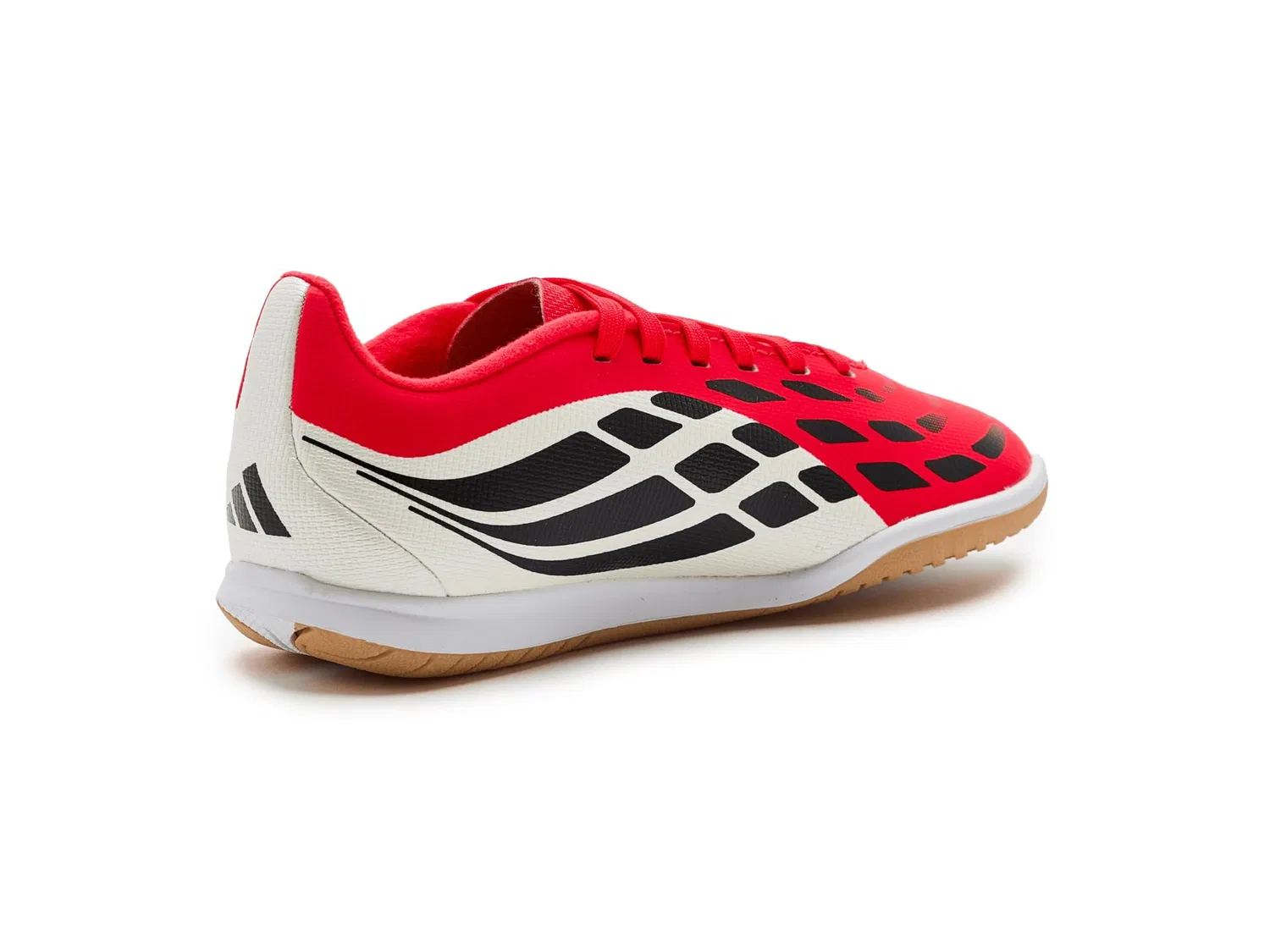 Бутсы Predator Club Sala Indoor Soccer Cleats (для маленьких и больших детей) Adidas Kids, Lucid Red/Black/White — фото 4