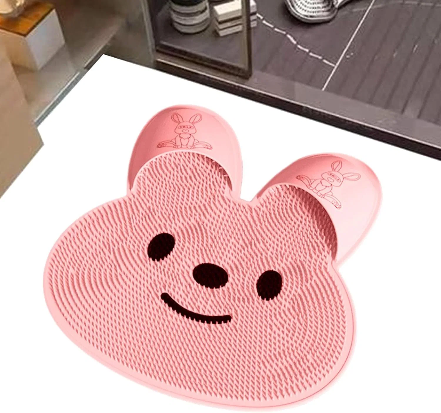 Массажер для ног и спины для душа, Silicone, 1 шт, 780 г, 45x45x2.5 см, Rosa Generic