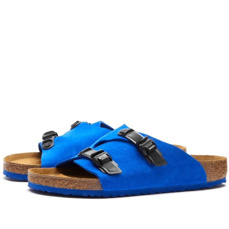 Сандалии Birkenstock Zürich Tech Suede Leather, синий — фото 3