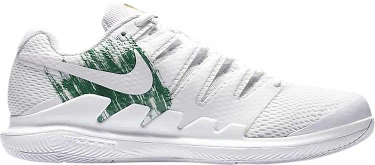 

Кроссовки Nike Court Air Zoom Vapor X HC 'White Clover', белый, Белый;серый, Кроссовки Nike Court Air Zoom Vapor X HC 'White Clover', белый